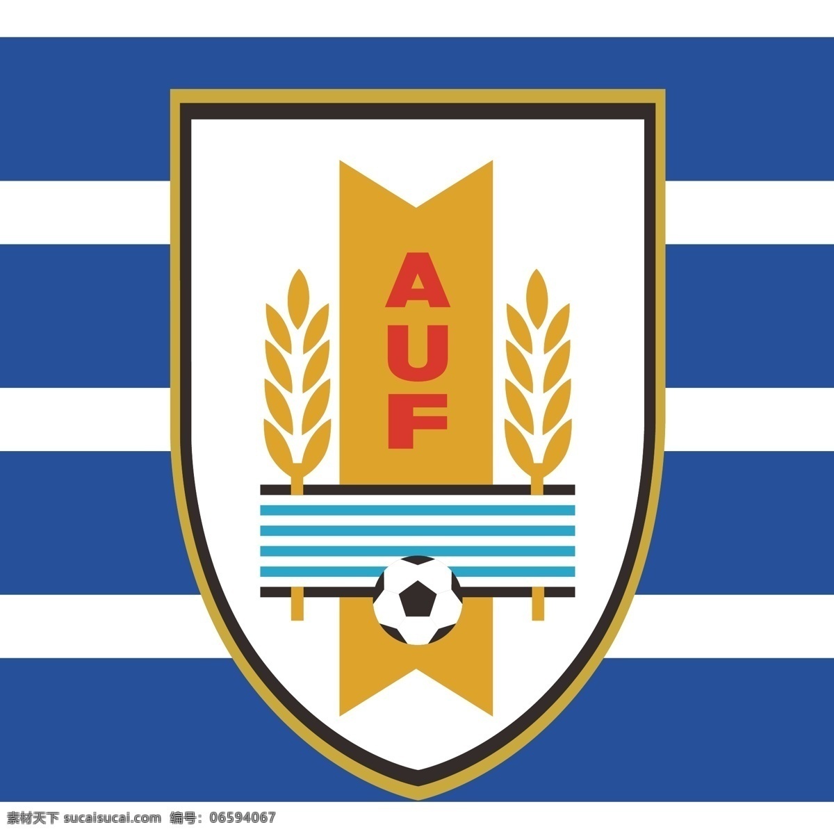 乌拉圭队标志 乌拉圭 南美 世界杯 足球 运动 南美洲 超级德比 足球标志 logo设计