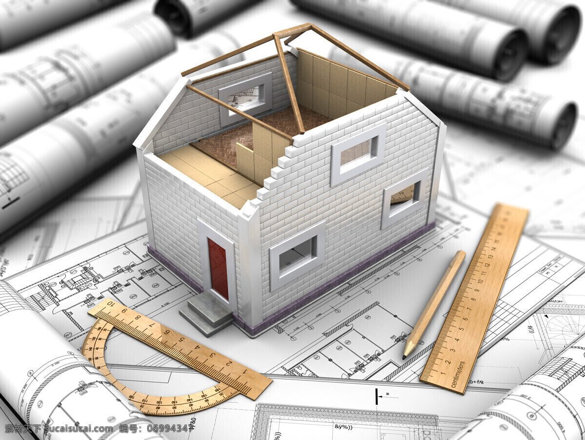 房地产素材 唯美 炫酷 房地产 房产 不动产 3d 立体 建筑模型 建筑图 3d设计