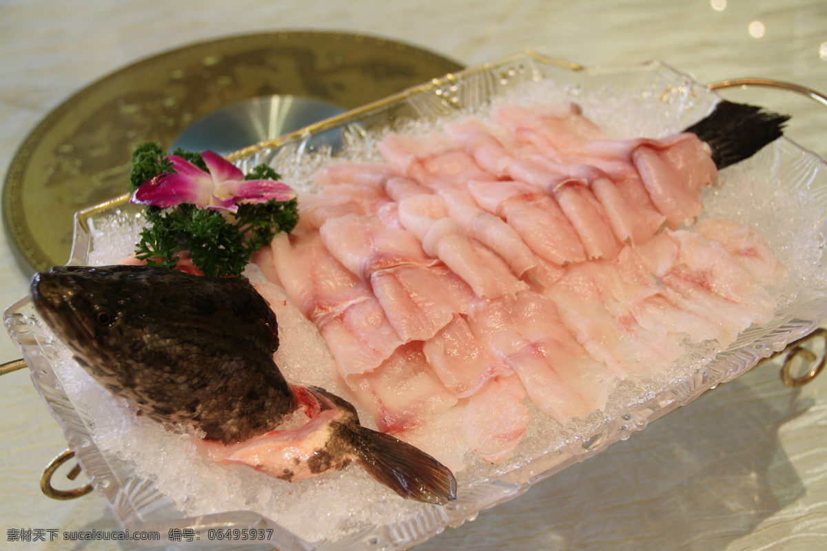 鲜活生鱼刺身 鲜活 生鱼 刺身 传统美食 餐饮美食