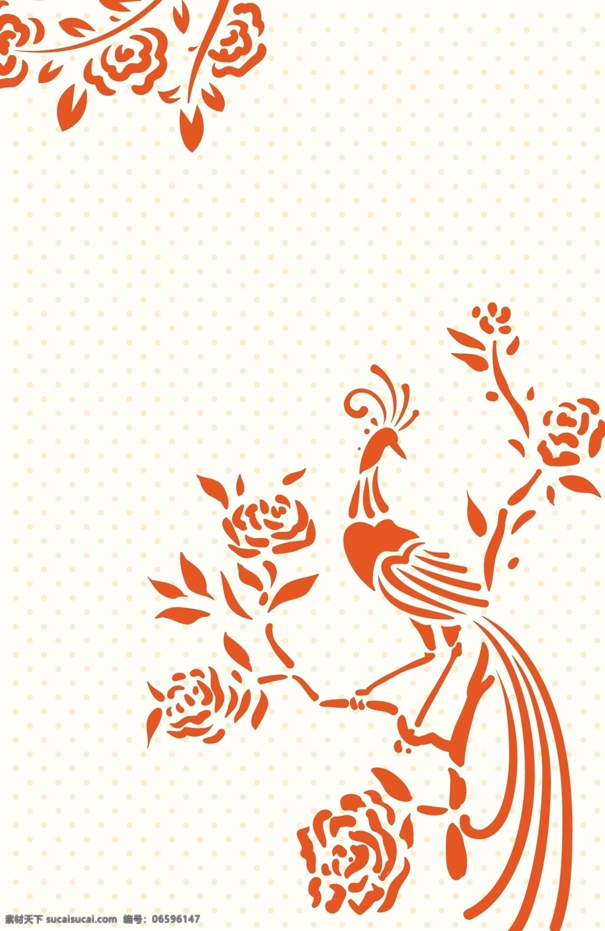 剪纸艺术 十二生肖 鸡 矢量 剪纸 红色 花朵 树枝 矢量背景 公鸡 广告背景
