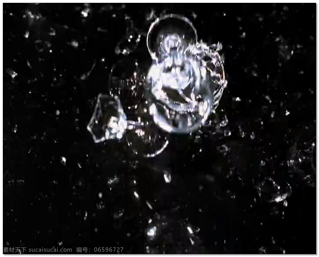 水滴 滴落 视频 高清视频素材 视频素材 动态视频素材 晶石