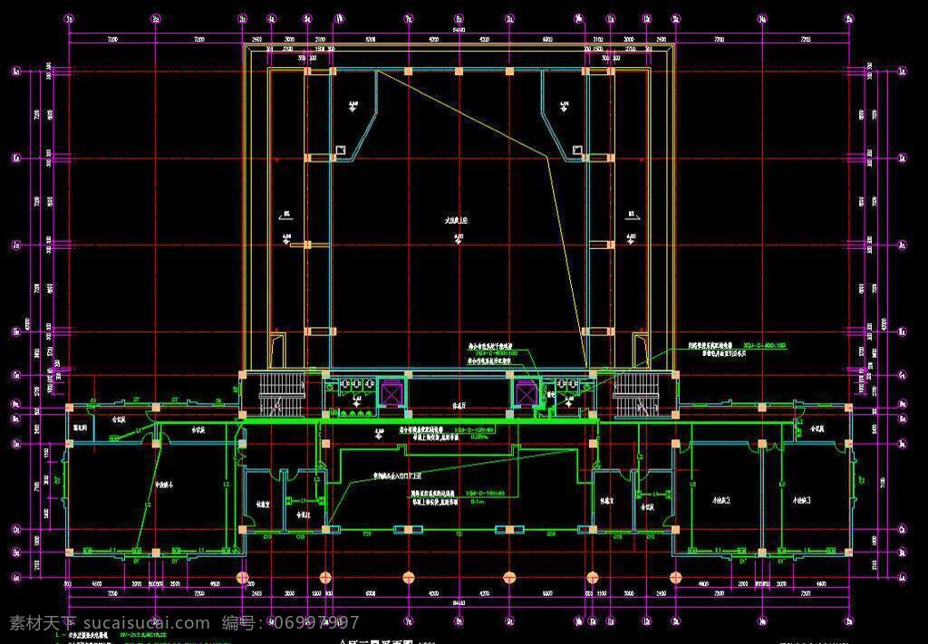 cad 办公楼 办公室 大楼 环境设计 建筑设计 平面图 施工图 室内设计 a 区 二层 dwg 图纸 装修 装饰 写字楼 马鞍山市 中级 人民法院 综合 审判庭 源文件 cad素材 室内图纸