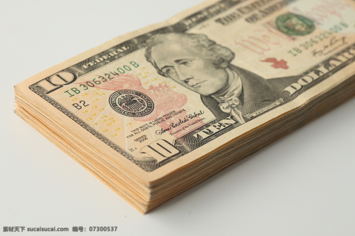 一叠10元美钞素材图片下载-素材编号07300537-素材天下图库