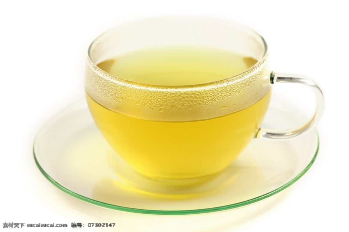 玻璃茶杯 玻璃杯 茶杯 茶碟 浅黄色 茶水 生活百科 餐饮美食