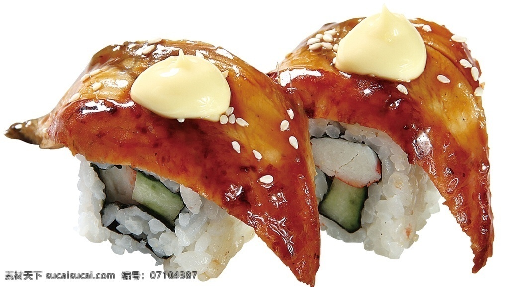 鳗鱼加州卷 鳗鱼 加州卷 美味 美食 精品 营养 寿司 芝士 芝麻 青瓜 米饭 紫菜 蟹柳 餐饮美食