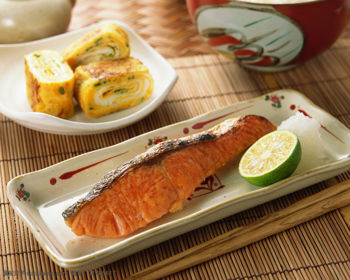 烤三文鱼摄影 美食 日本料理 烧烤 烤三文鱼 棕色