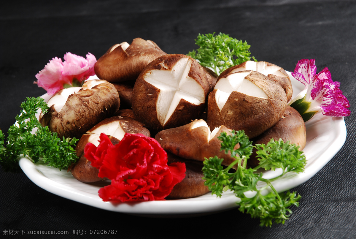 鲜香菇 美食 传统美食 餐饮美食 高清菜谱用图