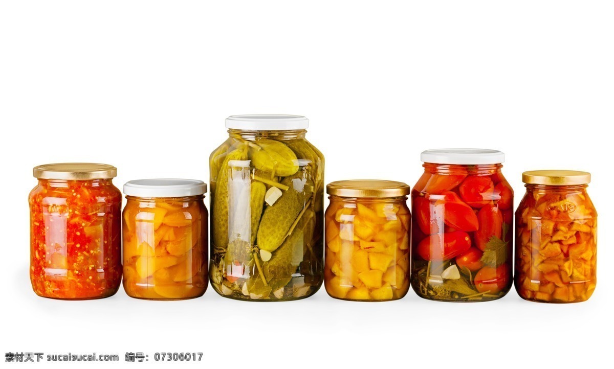 各种 泡菜 瓶 腌制泡菜 腌菜 腌黄瓜 玻璃瓶 罐头 水果图片 餐饮美食