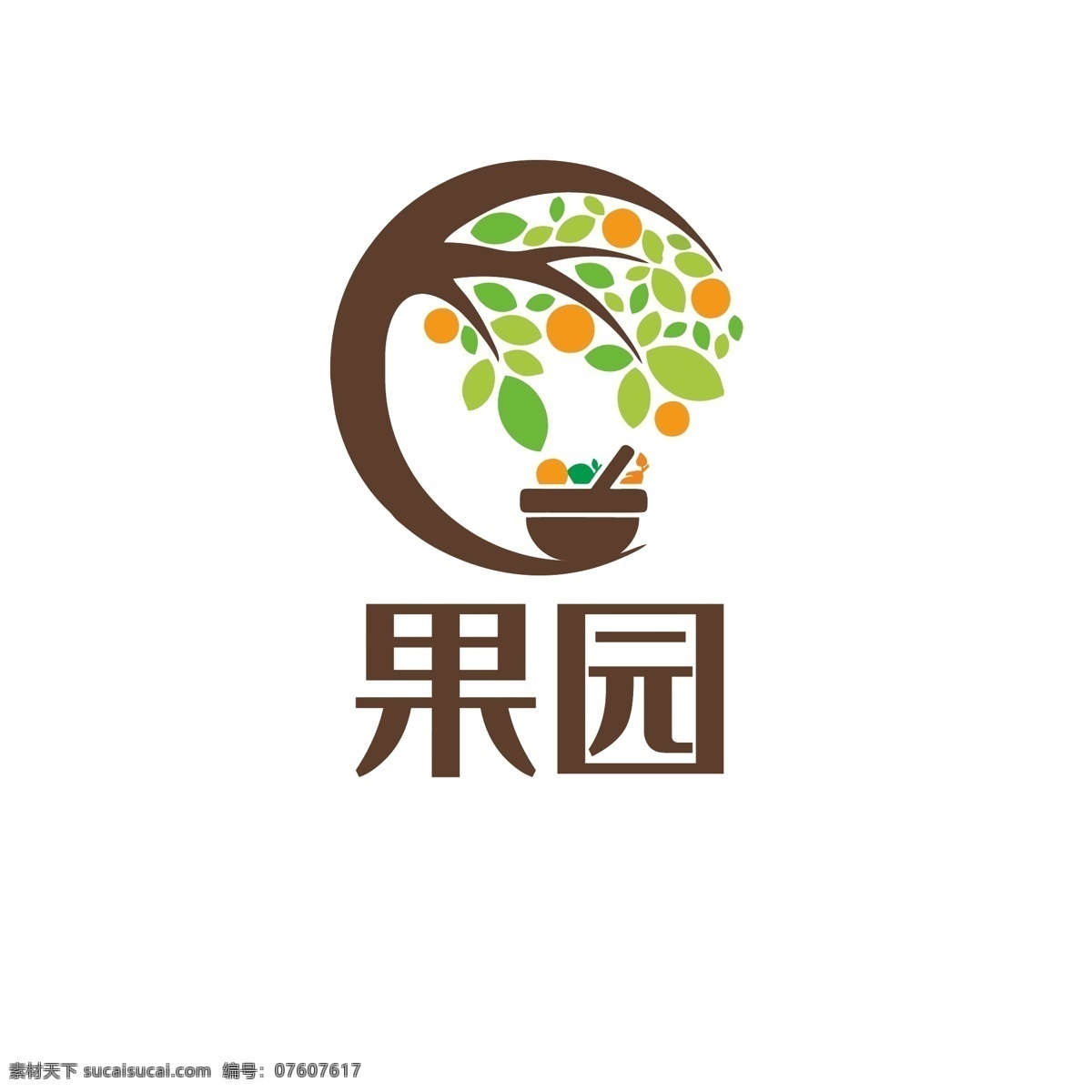 水果logo 水果 果园 果切 水果标 logo设计