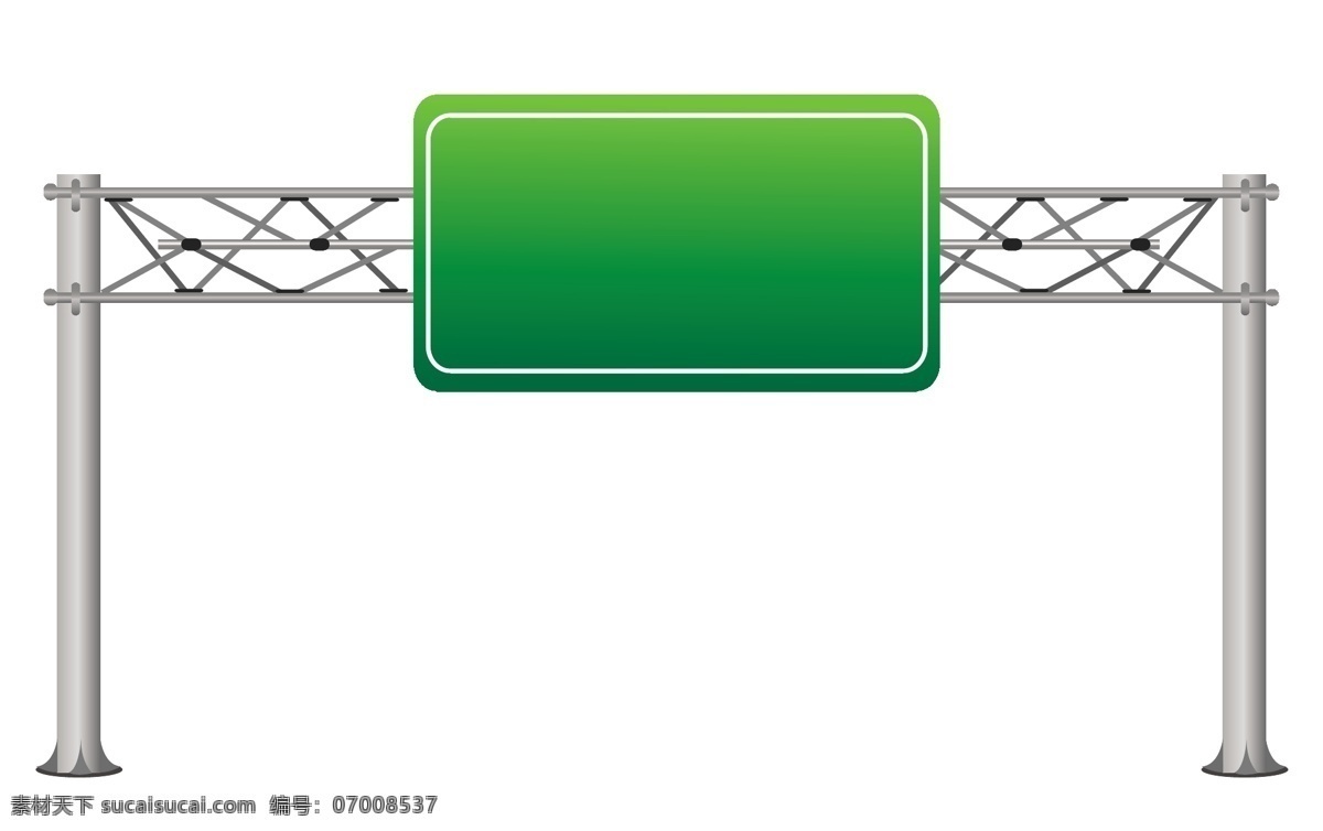 空 公路 标志 空白 空的 孤立的 空的公路标志 矢量图 其他矢量图