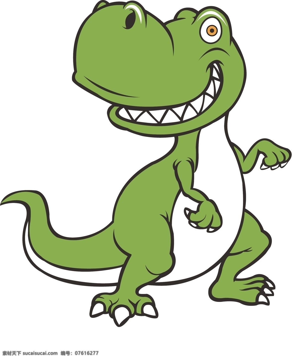 卡通 卡通恐龙 卡通动物 恐龙 卡通画 儿童版恐龙 邪恶的恐龙 恶作剧的恐龙 霸王龙 动物矢量 生物世界 野生动物