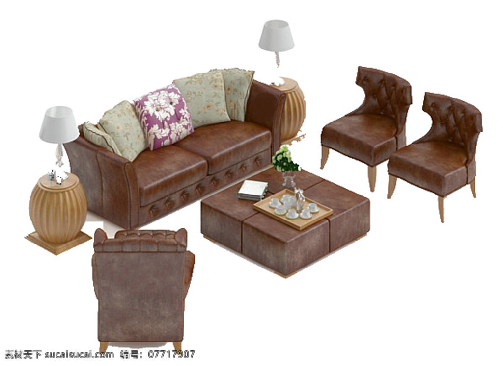 现代 沙发 模板下载 素材图片 3d设计模型 现代沙发 三人沙发 精品模型 室内 家具 沙发系列 max 白色