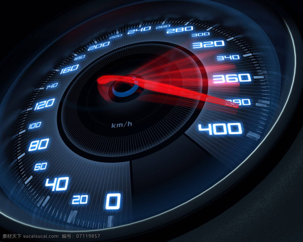 汽车仪表盘 汽车 表针 蓝色 数字 仪表 交通工具 现代科技