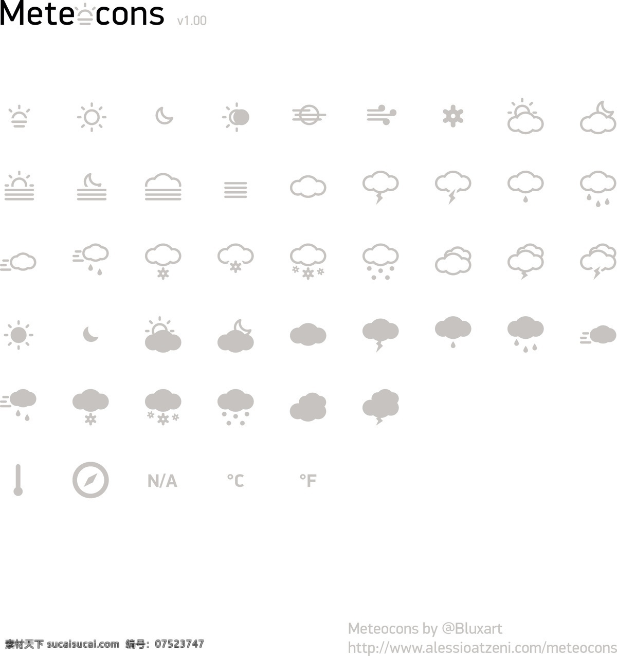 套 精彩 天气 图标 云 立体 蓝 阴 晴 夜 雾 风 雨 雷电 雪 冰雹 矢量 公共标识标志 标识标志图标