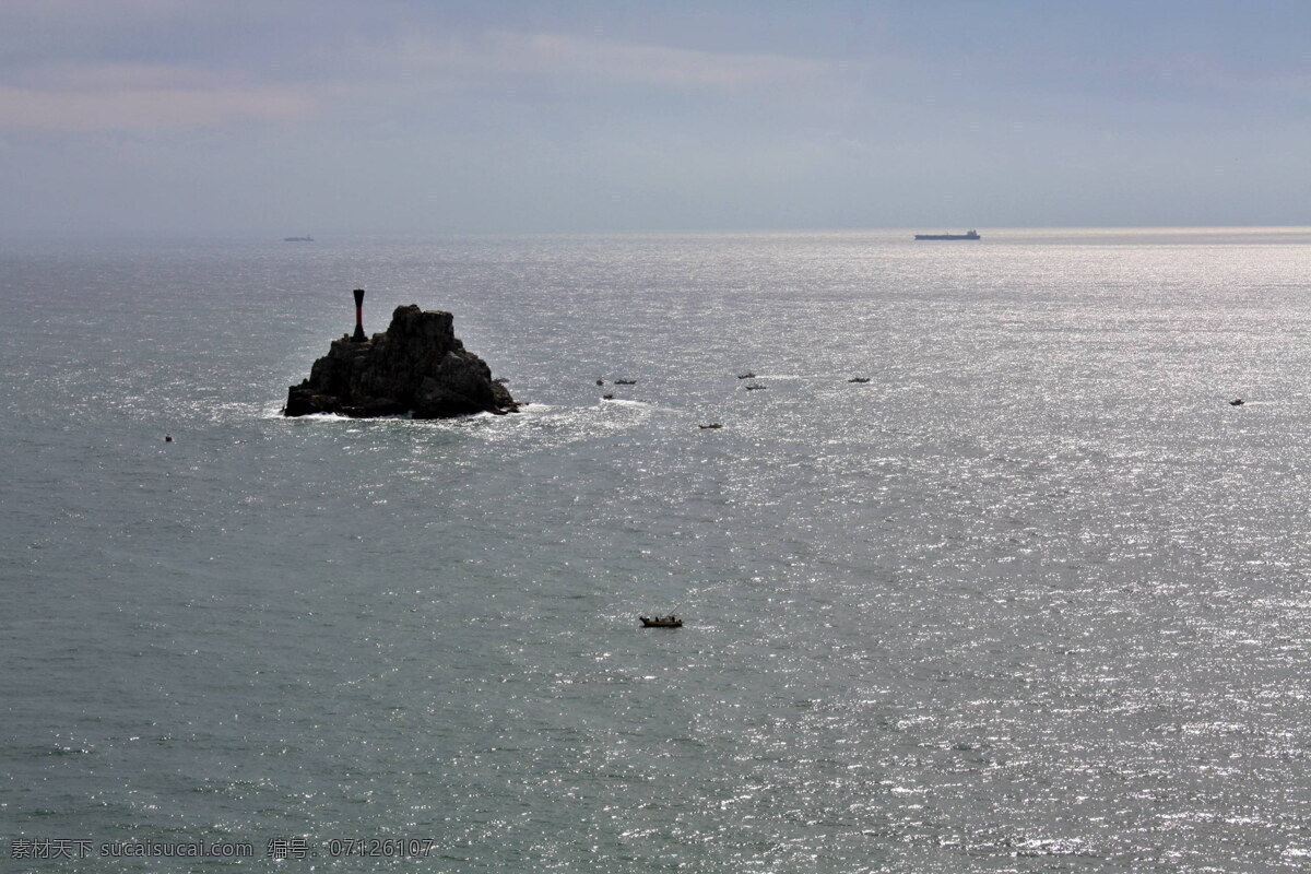 海上 孤岛 风景 高清 大海 海中 海水 海中央