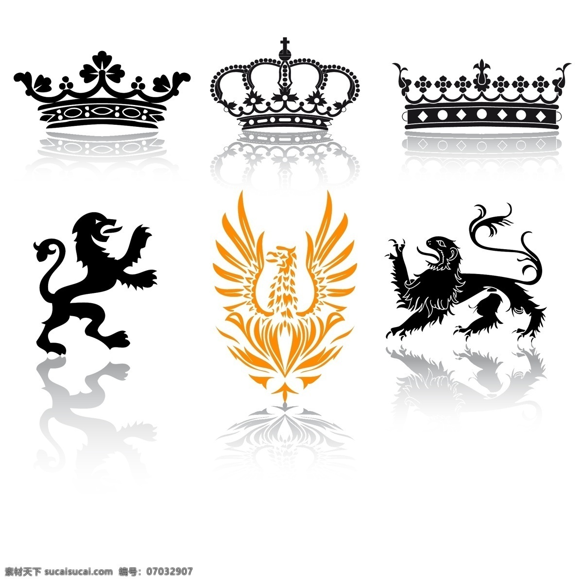 皇冠狮子图标 图标 抽象标志符号 权力 皇冠 王冠 骏马 狮子 图腾 盾牌 企业公司标志 logo设计 矢量 标志图标 网页小图标