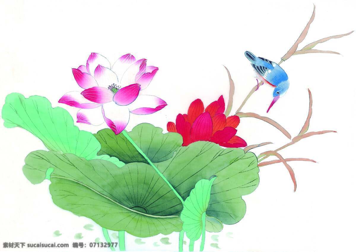 手绘 荷花 素材图片 荷叶 油画 装饰画 国画 无框画 插画 素描 底纹背景 彩绘 中国风 抽象 艺术 书画文字 文化艺术