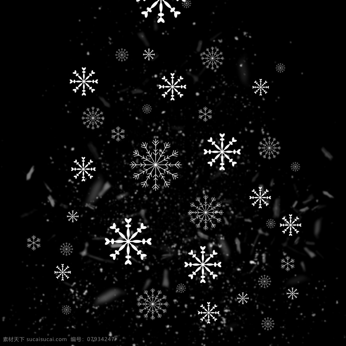 冬季 飘 雪 下雪 手绘 装饰 白色 雪花 浪漫 漂浮 冬天 飘雪 装饰白色 漂浮雪花