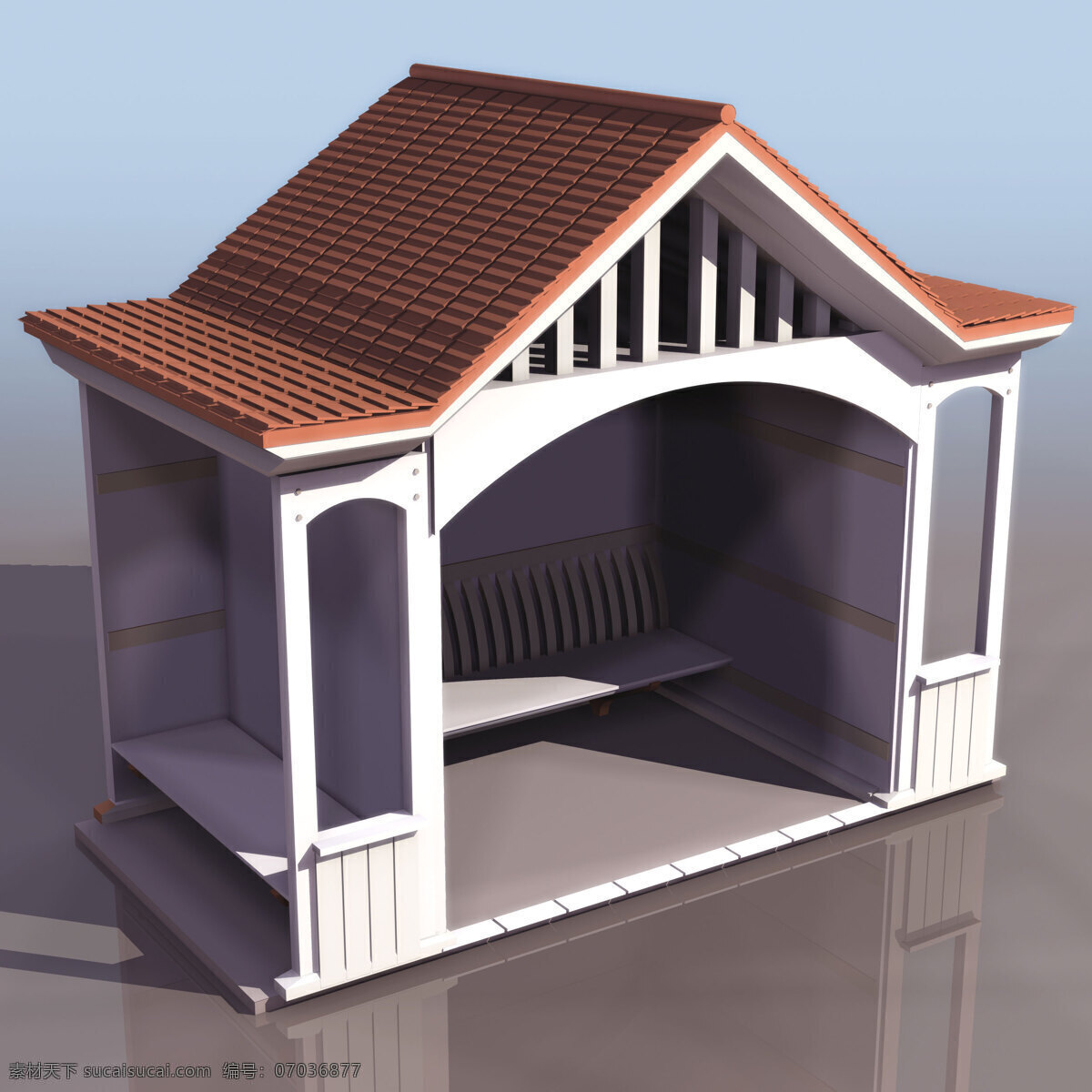 休息 停 模型 summer 休息停模型 室外建筑 小区别墅 3d模型素材 建筑模型