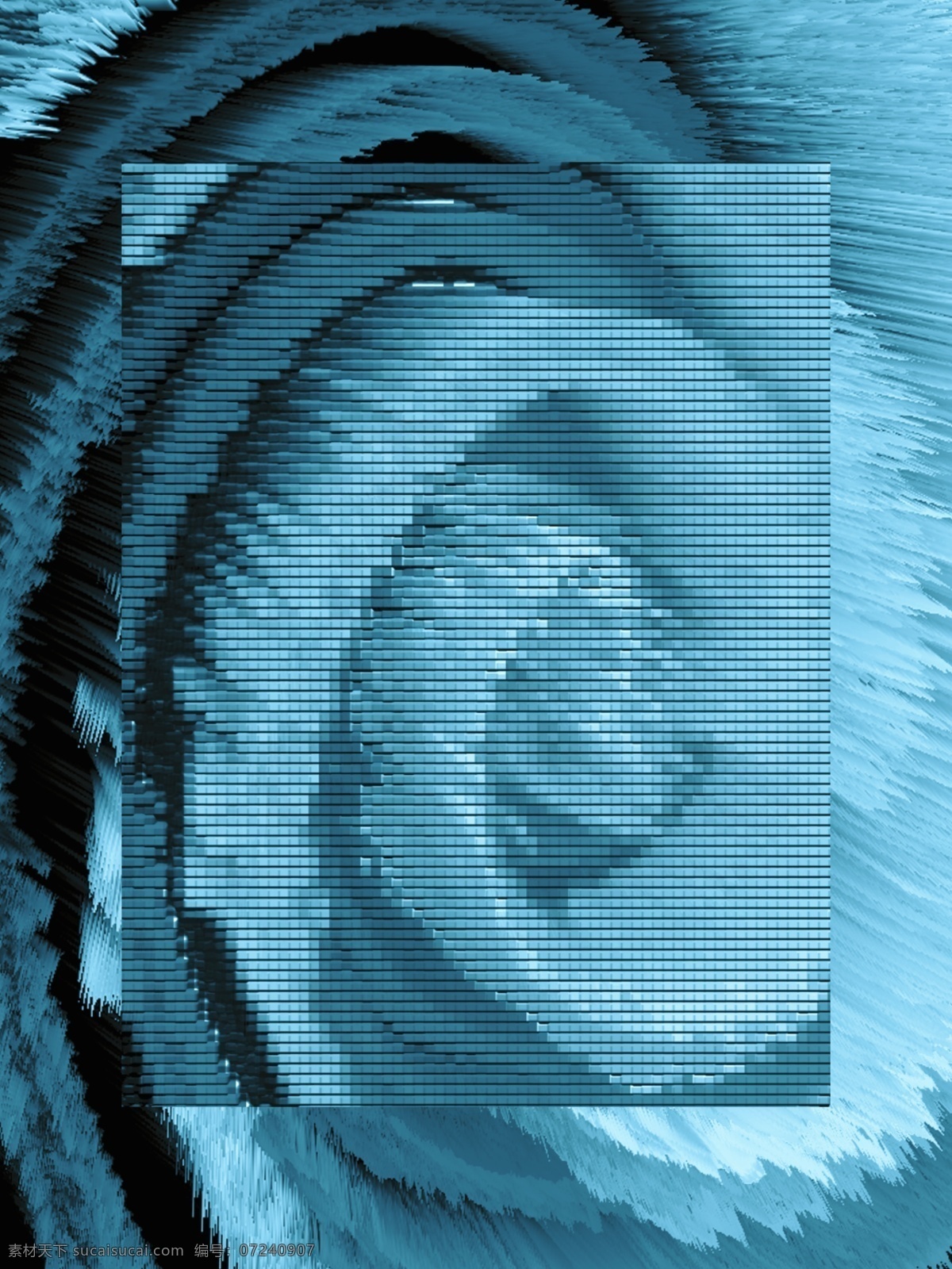 原创 漩涡 抽象 马赛克 3d 通用 背景 马赛克背景 3d背景 通用背景