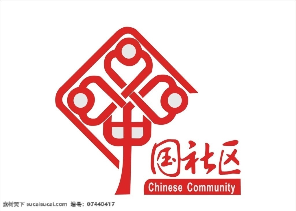 中国社区 中国 社区 标志 logo 广告 矢量