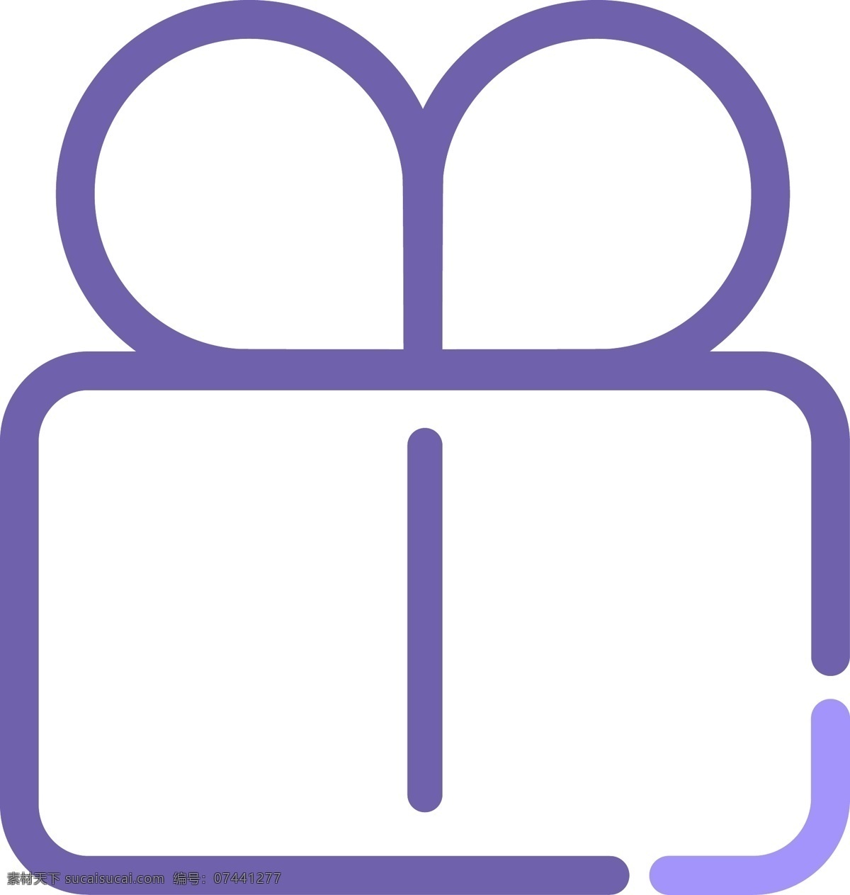 紫色 线性 购物 app 图标 紫色线性 购物app 礼物