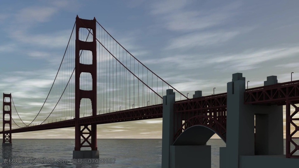 视频背景 实拍视频 视频 视频素材 视频模版 金门大桥 大桥视频素材