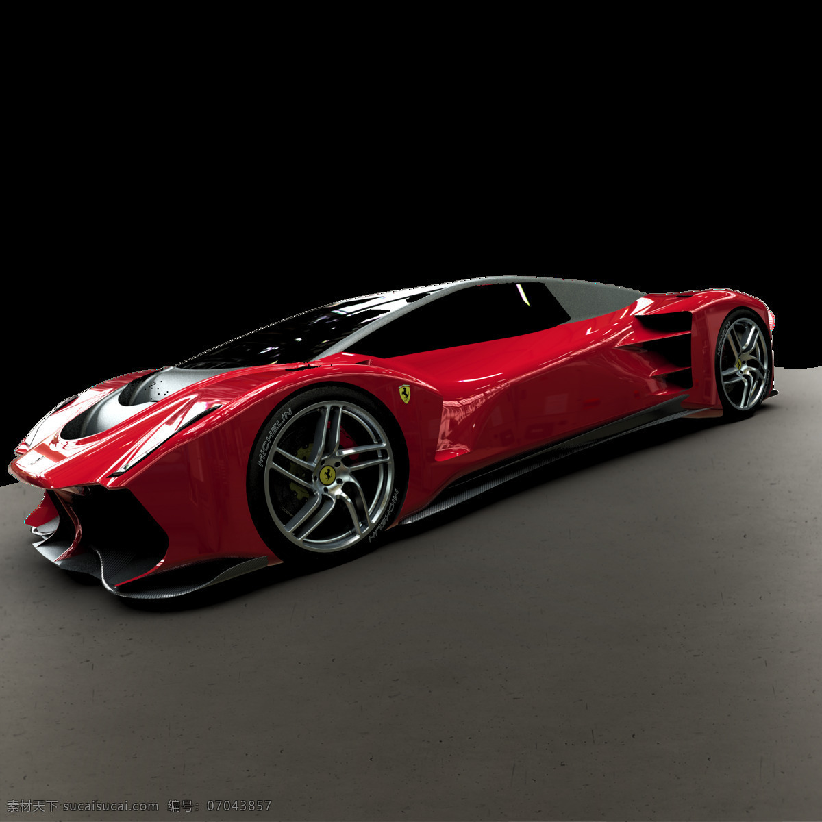 法拉 利特 萨 2014 发动机 法拉利 汽车 未来 周 showcar 特斯坦罗萨 v12 v10 超级跑车 v8引擎 3d模型素材 其他3d模型