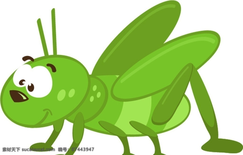 蟋蟀 昆虫 卡通 宝宝 虫子 虫 动物 动漫动画 动漫人物