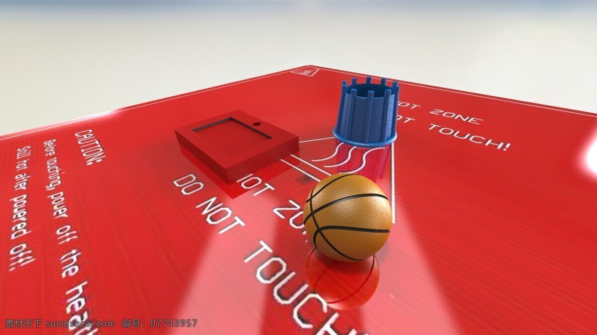 三维 打印 篮球 目标 模型 3d 打印机 体育 3d模型素材 其他3d模型