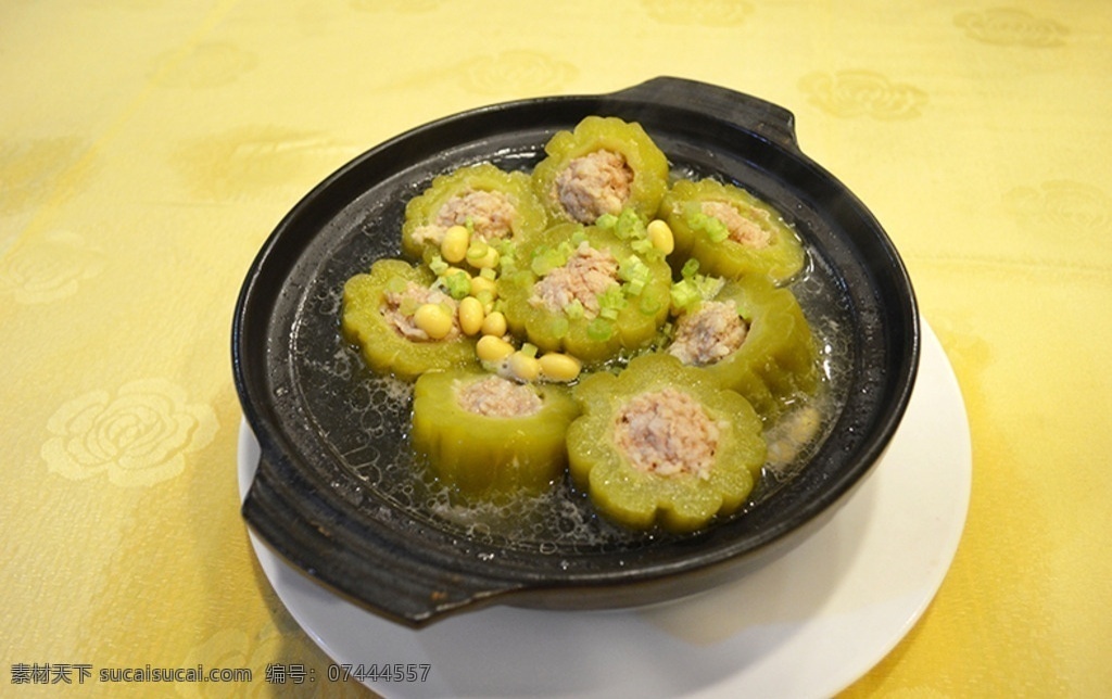 潮州苦瓜煲 苦瓜煲 煲仔 菜普 菜单 特色菜 餐饮美食 传统美食