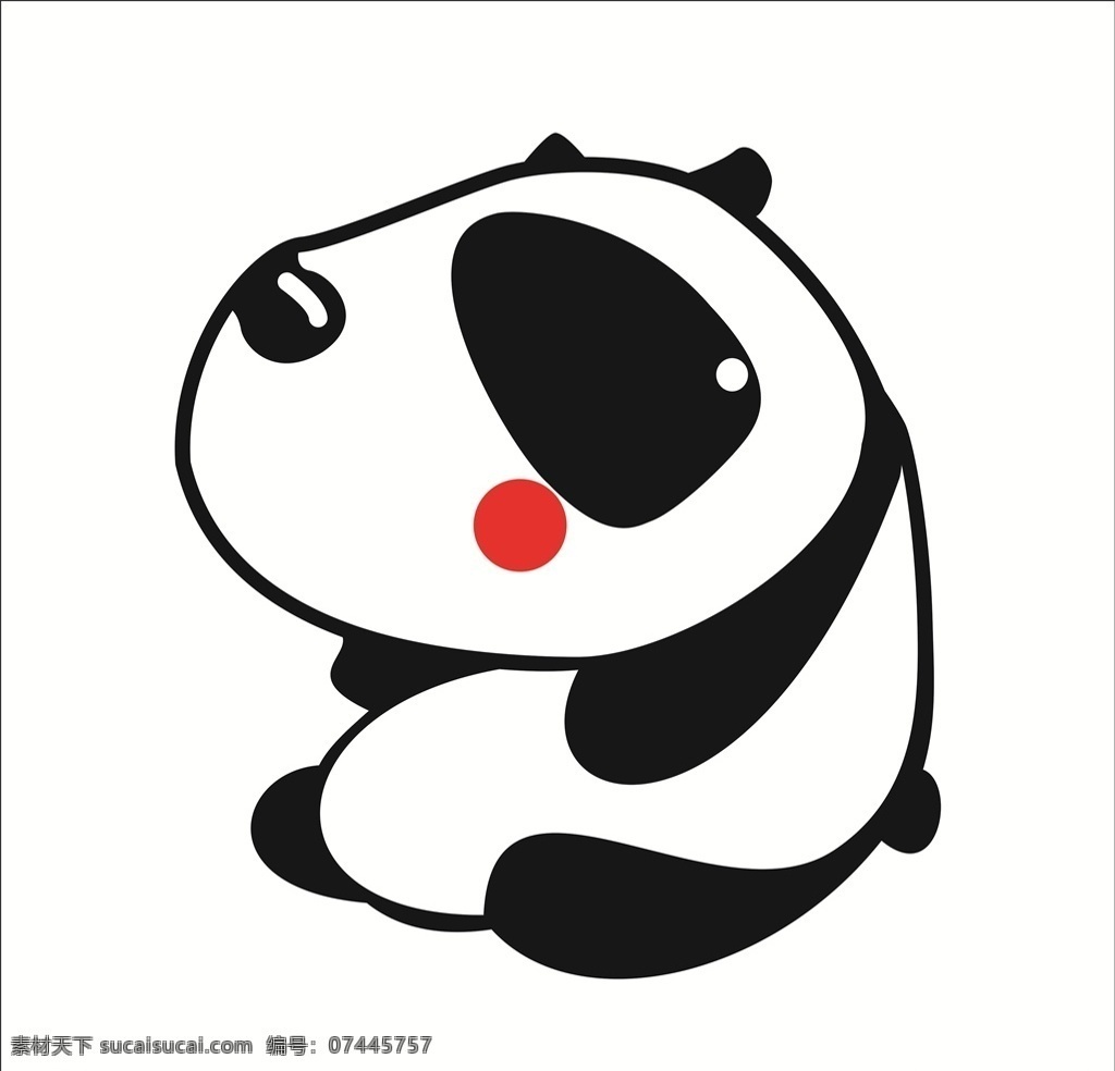 卡通熊猫 硅藻泥 图案 小胖子 害羞 胖 刻图 雕刻机 卡通 元素 幼儿 儿童 幼儿园 矢量图 可爱 萌萌哒 动物素材 生物世界 野生动物