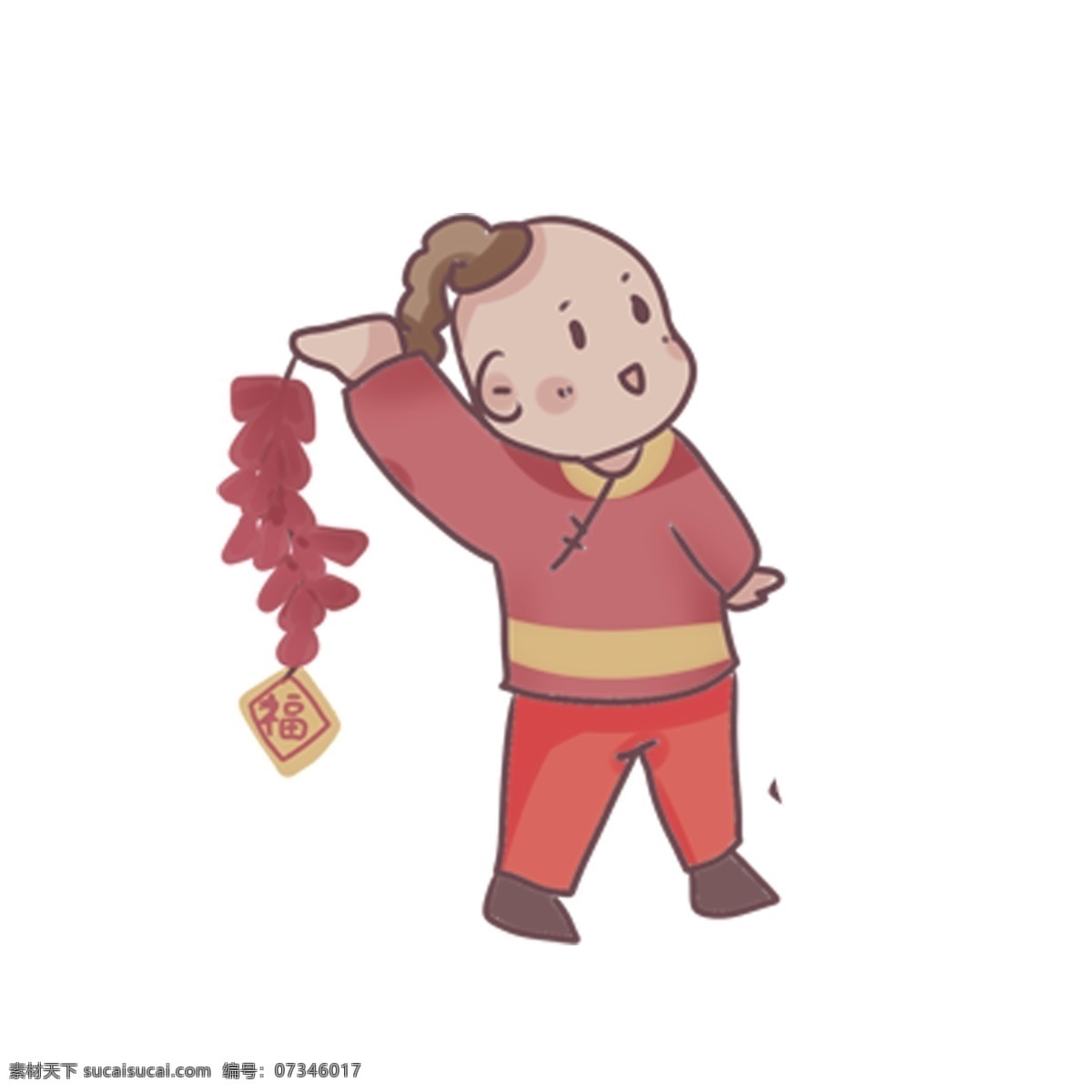 一个 可爱 小 男孩 玩耍