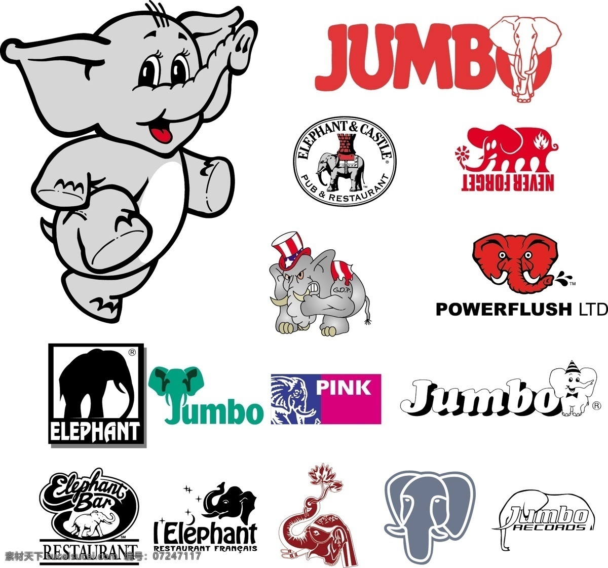各式各样 矢量 象 elephant 2010 年 最新 可爱 卡通 十二生肖 动物 人物 元素 系列 总 收藏 合集 标致logo 矢量图库 图形图标 生物世界 家禽家畜 矢量动物元素 标识标志图标