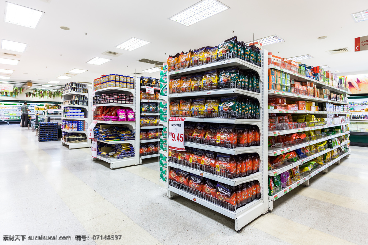 整齐 超市 食品 货架 食品货架 超市货架 超市食品 超市布置 其他类别 生活百科