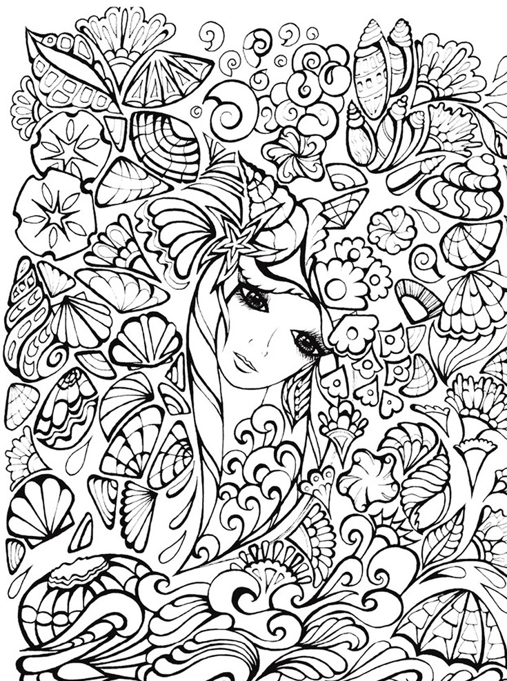 秘密花园 填色卡 人在花丛中 简笔画 小学生 绘画 文化艺术 绘画书法 填色 底纹边框 条纹线条