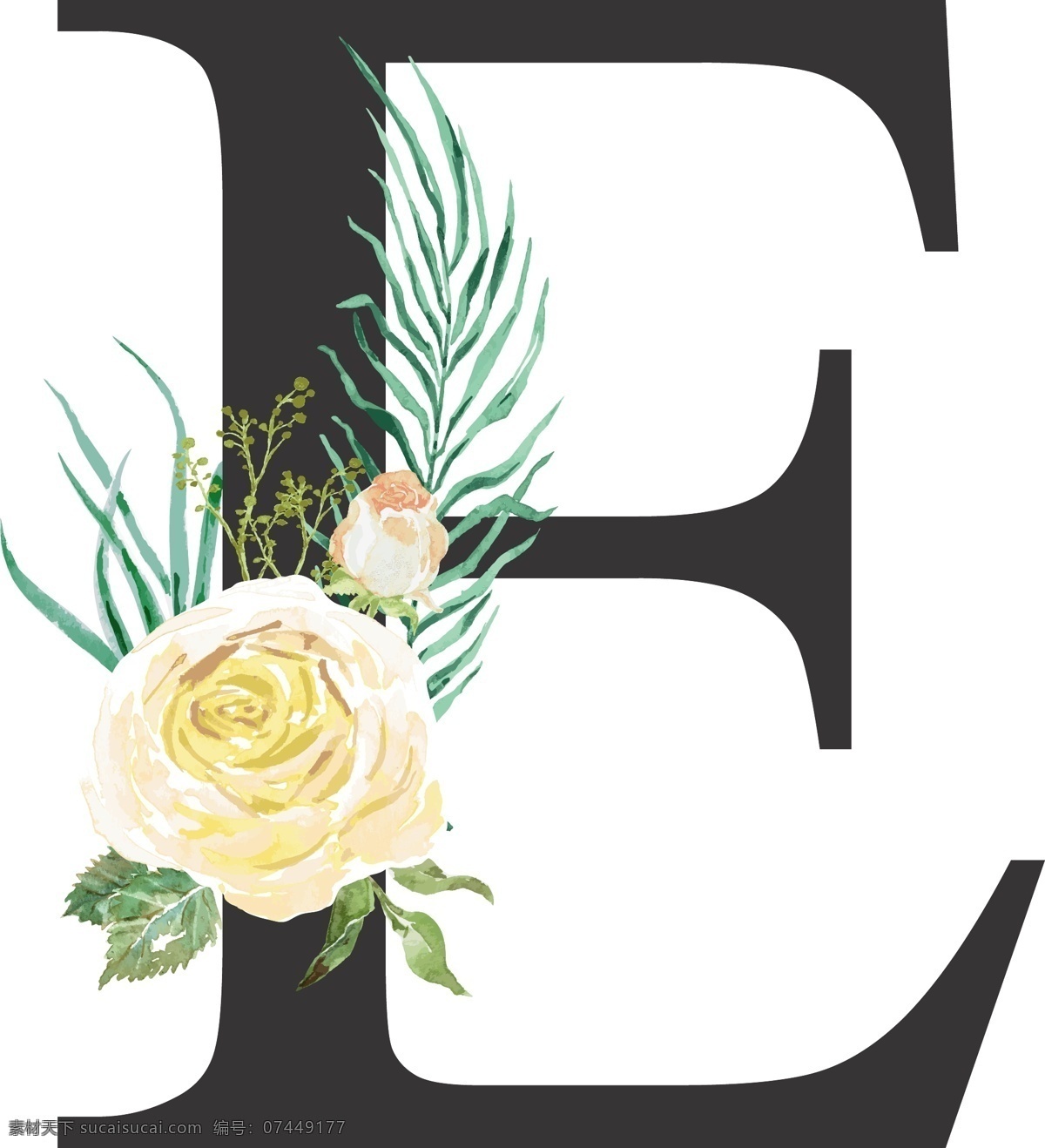 创意 婚礼 季 字母 e 浪漫 花朵 爱情 矢量 矢量花朵 浪漫花朵 矢量婚礼