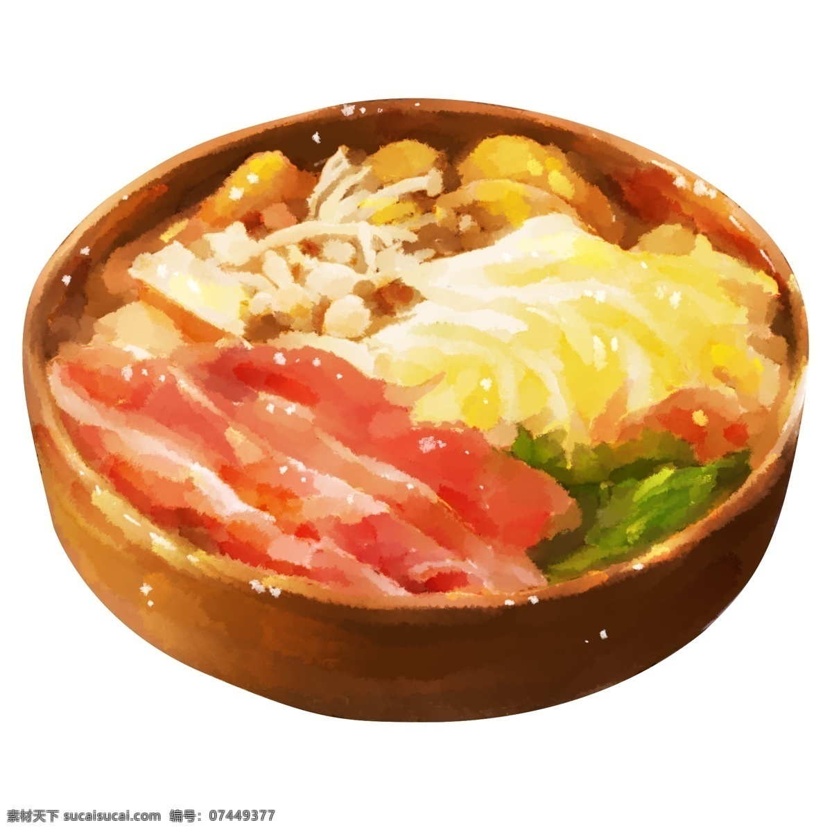 寿 喜 锅 日式 美食 元素 寿喜锅 日式火锅 食物