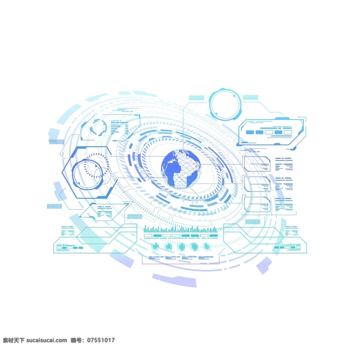 科技 数码 炫 酷 时光 机 蓝色 高科技 抽象效果 科技感 炫酷 星球 抽象立体 商务 装饰图案 卡通手绘