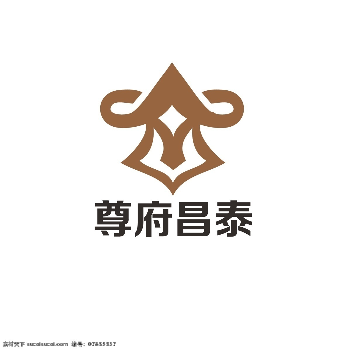 地产 置业 logo 尊贵 简约 王者 王冠 字母m 地位