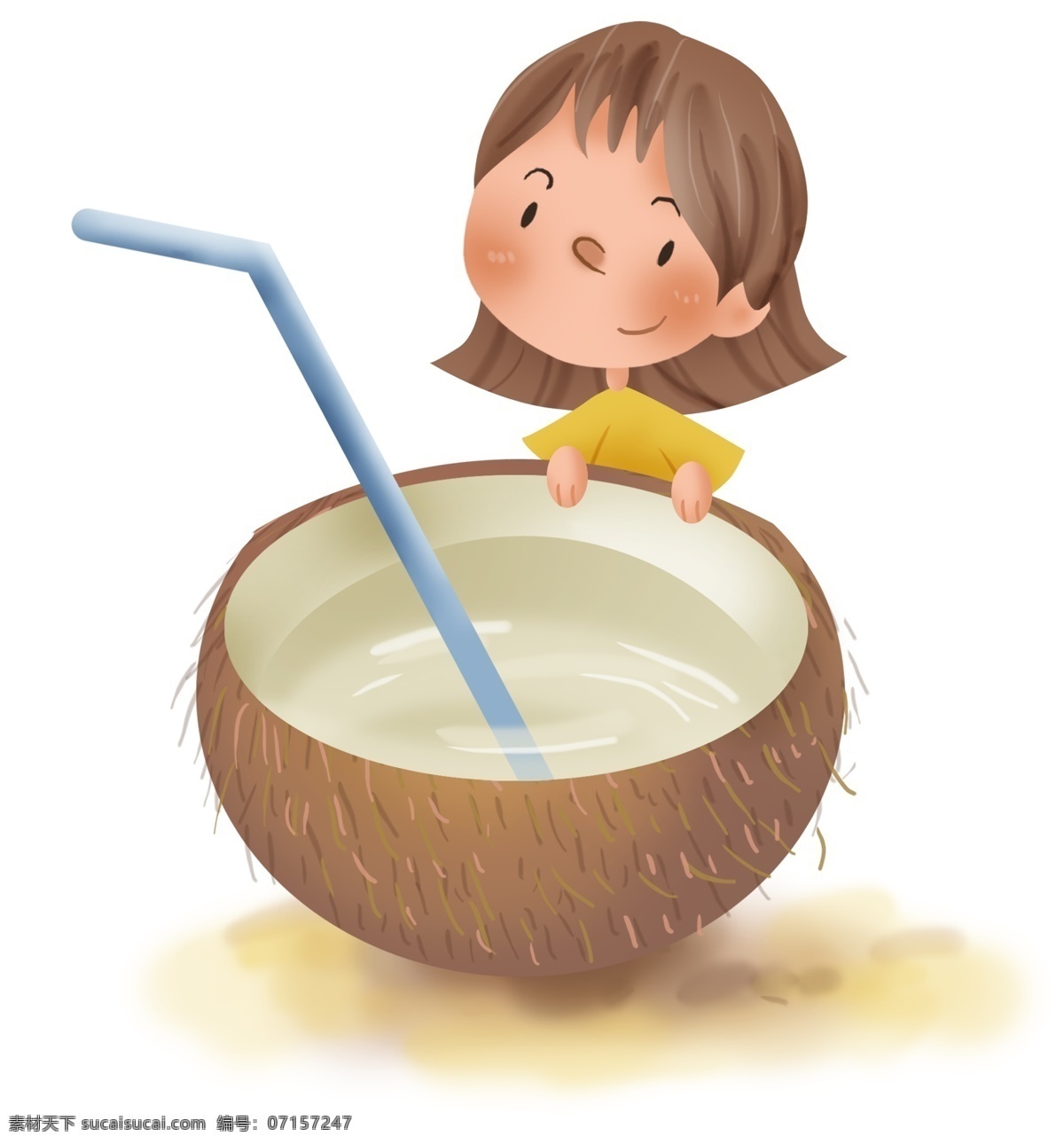 夏季 解暑 椰子汁 儿童 解暑水果 小暑 入夏 大暑 炎热 幼儿园 椰子 吃椰子