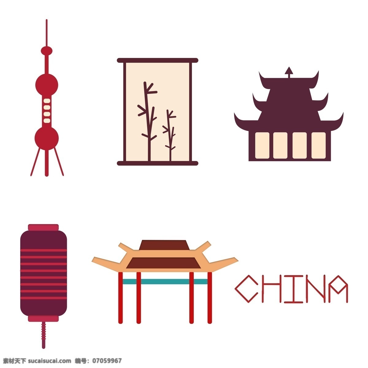 中国 风 创意 几何 中式 元素 中国风 简约