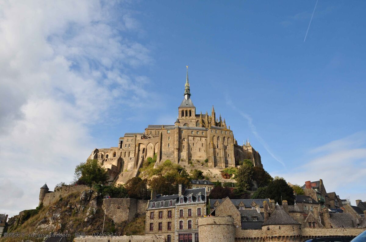 欧洲 建筑 城堡 国外 蓝天 风景 生活 旅游餐饮