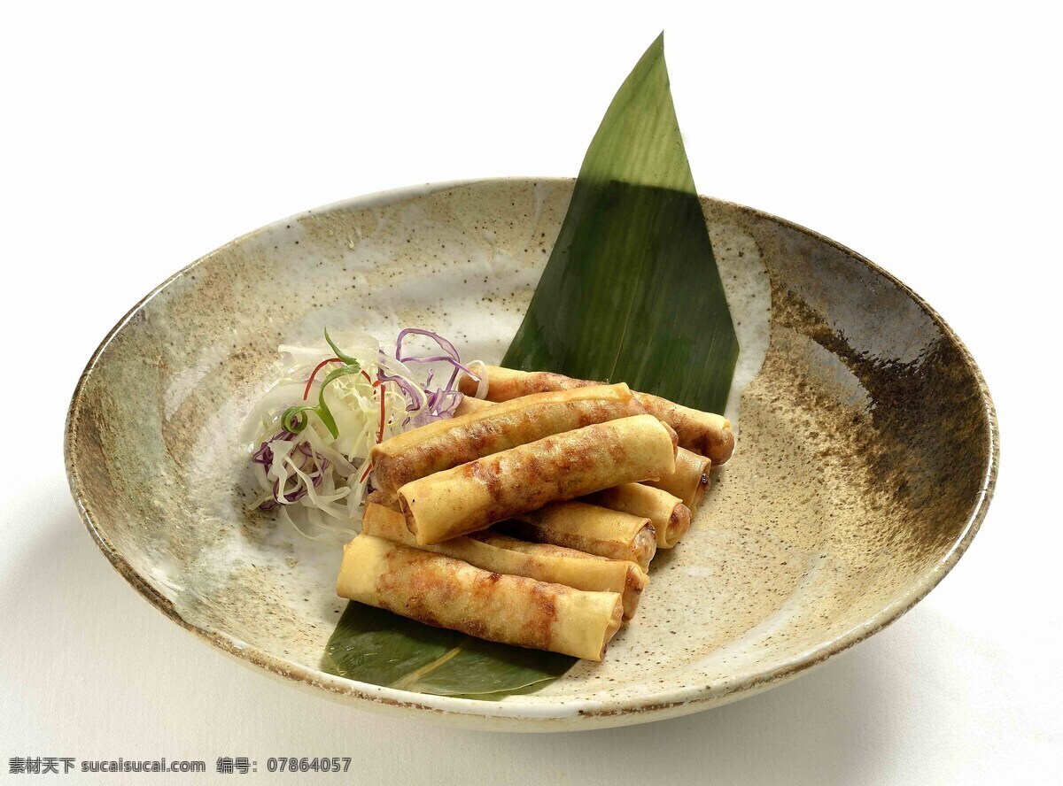 传统春卷 传统 美食 特写 传统美食 餐饮美食 春卷