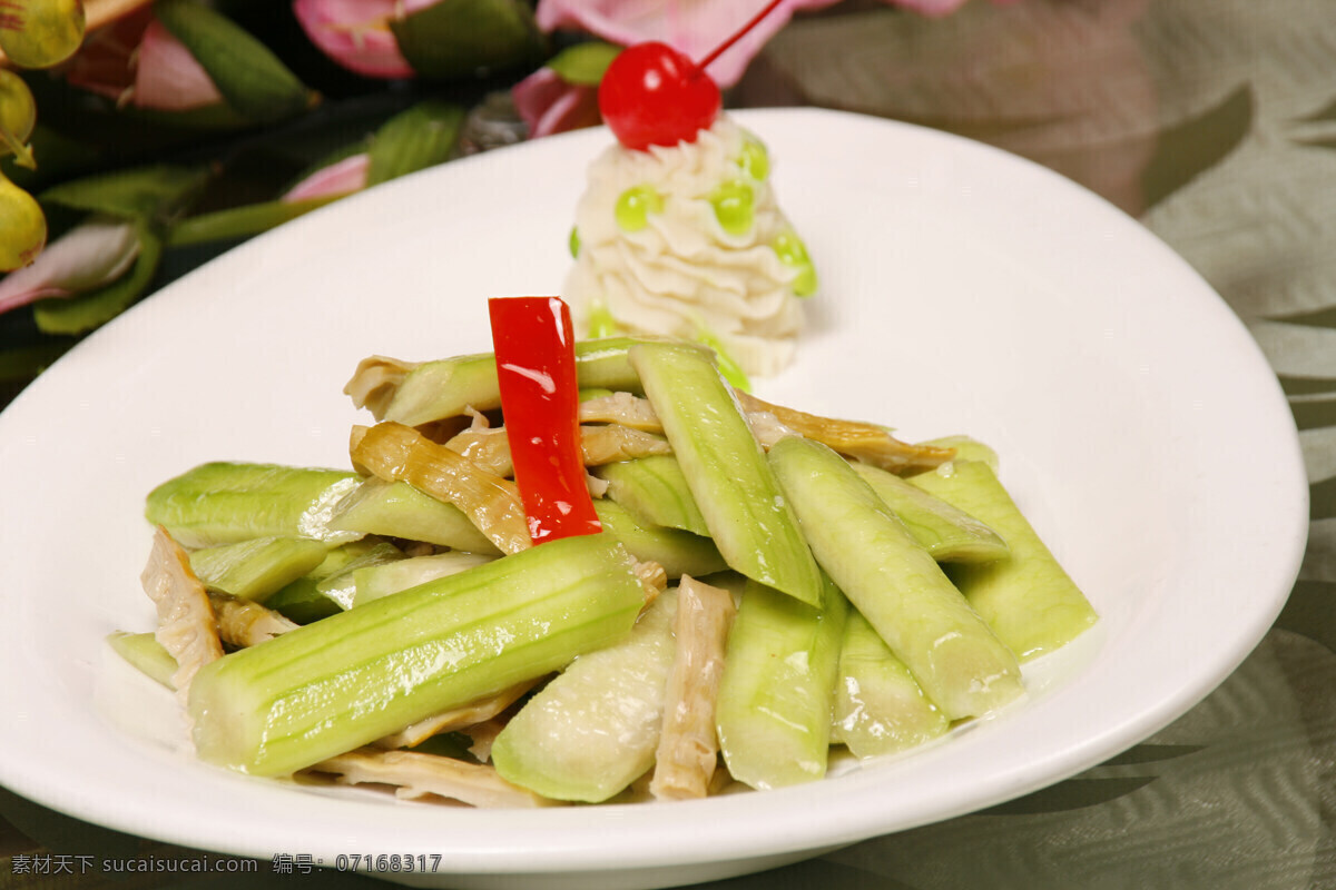 笋干丝瓜 笋干 丝瓜 笋 美食 中餐 传统美食 餐饮美食