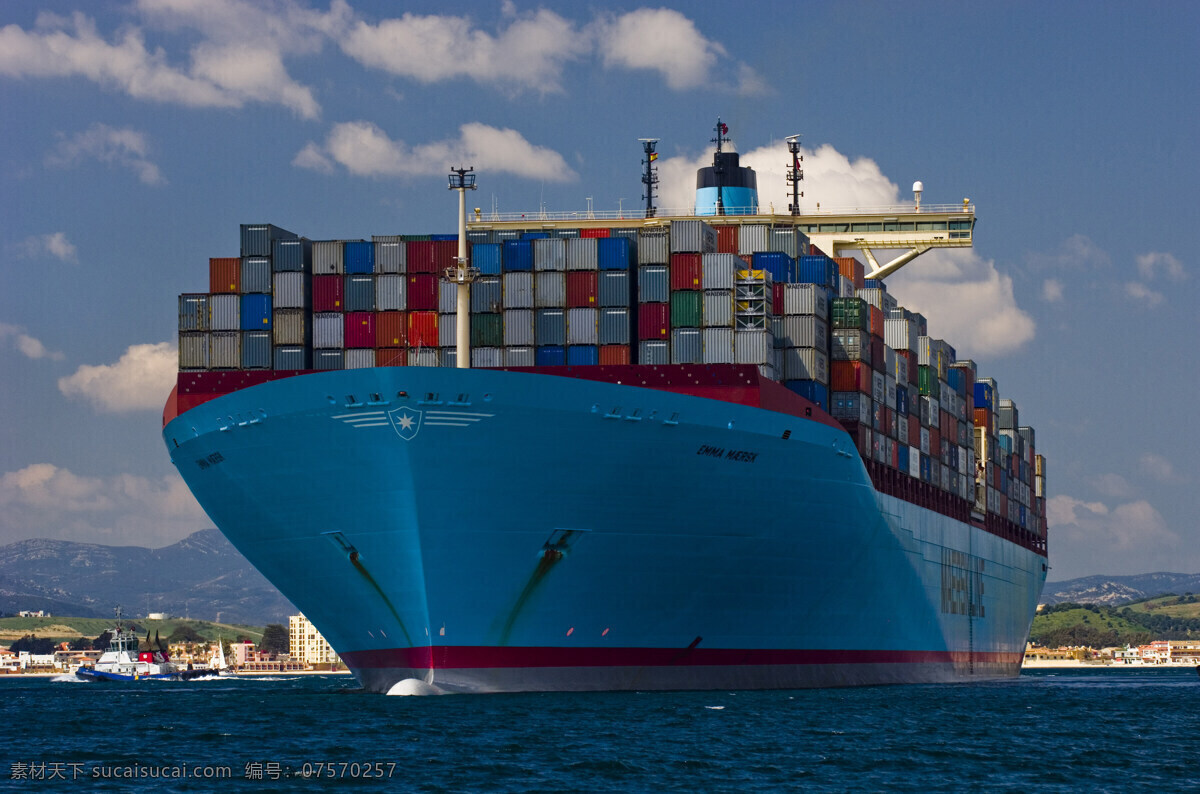 马斯基 集装箱船 maersk 丹麦马士基 船舶图片 交通工具 现代科技