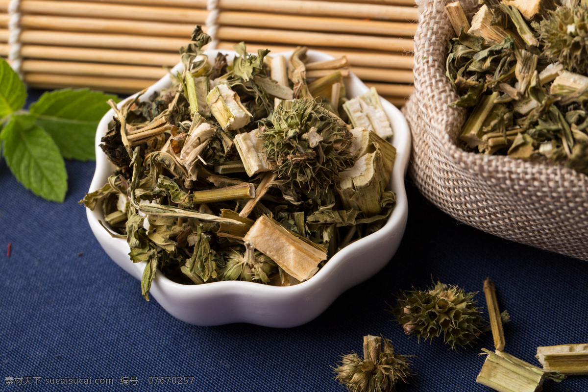 益母蒿 坤草 茺蔚 中药 中药材 药材 食物 食材 食物原料 中药益母草 餐饮美食