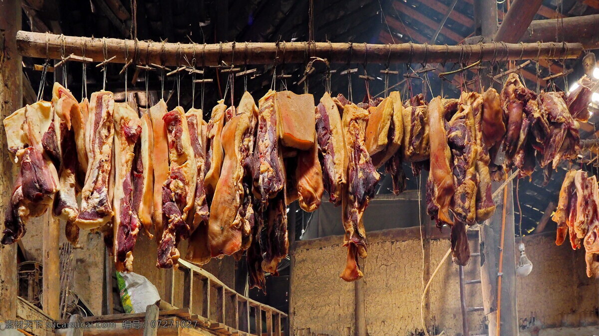 四川腊肉 熏制品 传统手艺 肉 生活百科 生活素材