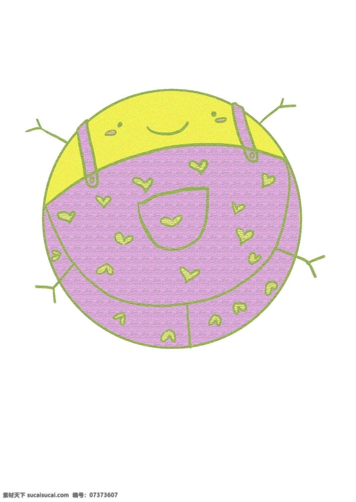 漂浮 穿 背带裤 星球 可爱 梦幻星球 紫色星球 卡通手绘 紫色 宇宙星球
