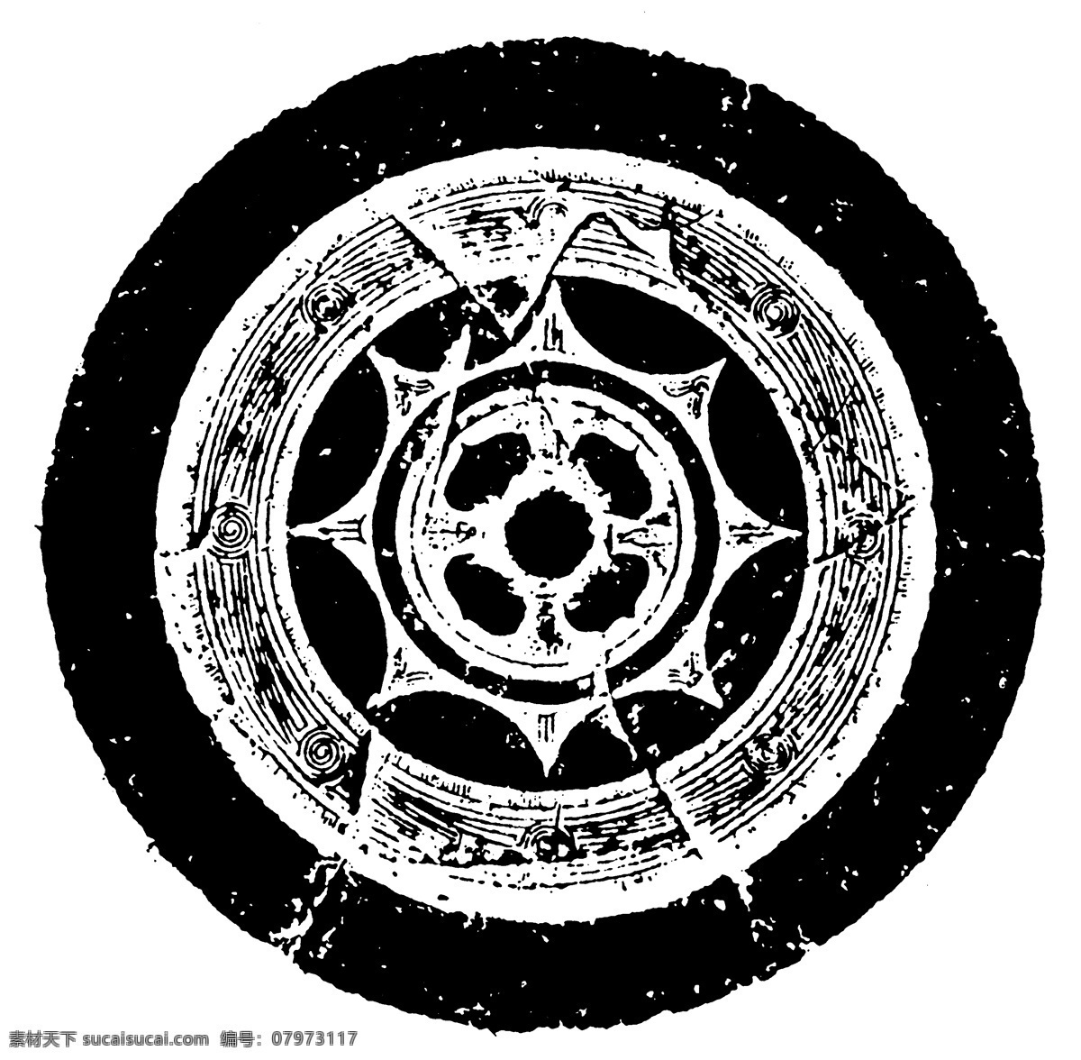器物图案 中国传统图案 秦汉 时期 图案 设计素材 装饰图案 书画美术 白色
